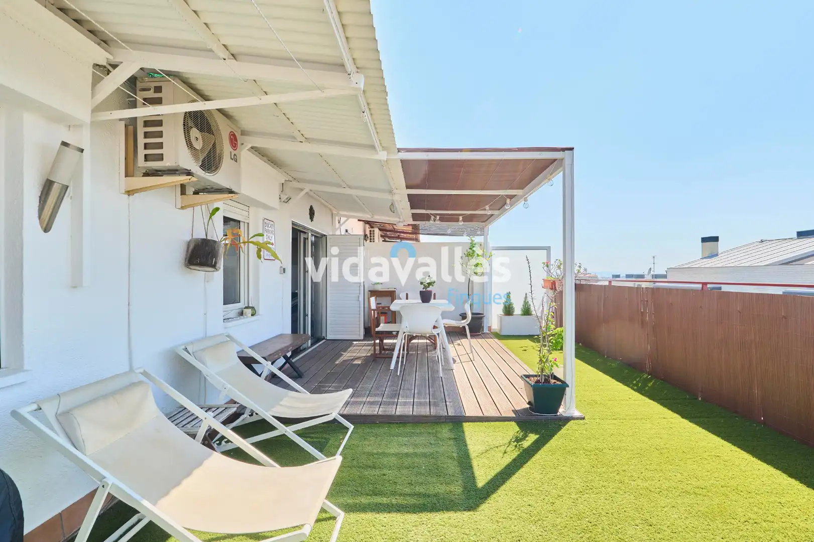 Terrace of Attic for sale in Granollers  with Air Conditioner, Heating and Parquet flooring