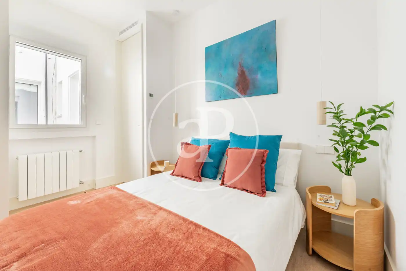 Schlafzimmer von Wohnung zum Verkauf in Madrid mit Klimaanlage, Heizung und Möbliert