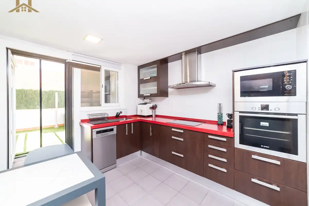 Cocina de Piso en venta en Arroyomolinos (Madrid) con Calefacción, Jardín privado y Terraza