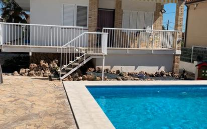 Swimming pool of House or chalet for sale in Alcanar  with Air Conditioner, Heating and Private garden