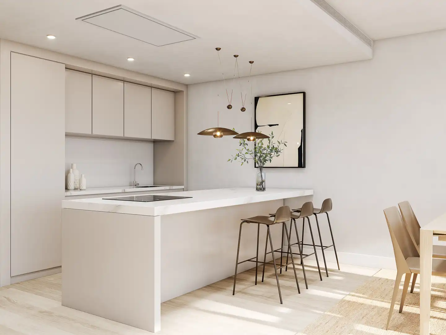 Cocina de Piso en venta en Torremolinos con Terraza, Piscina y Piscina comunitaria