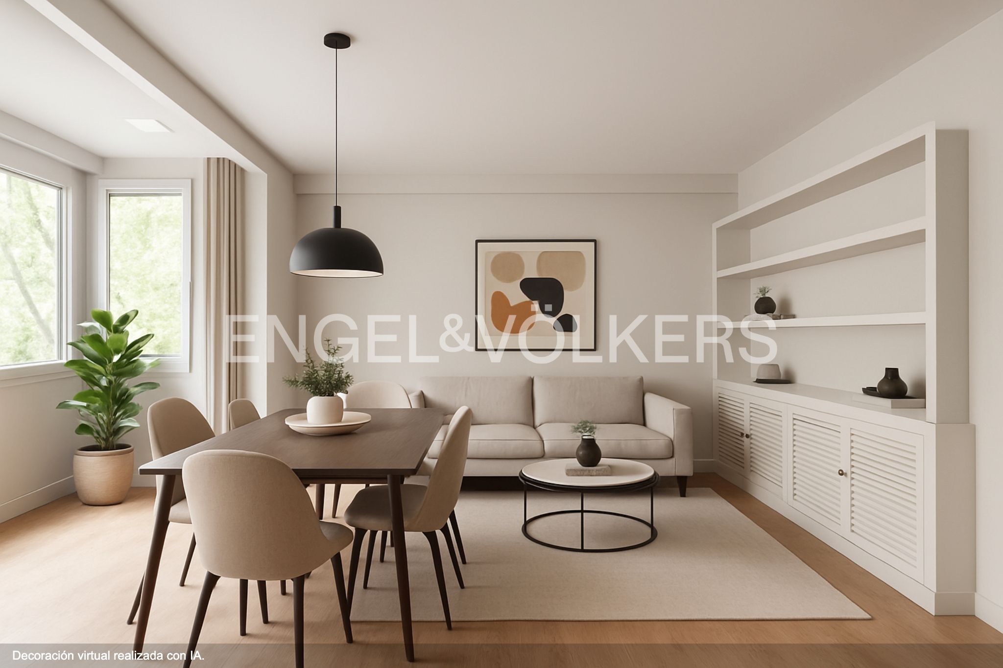 Sala d'estar de Apartament en venda en  Madrid Capital amb Aire condicionat i Calefacció
