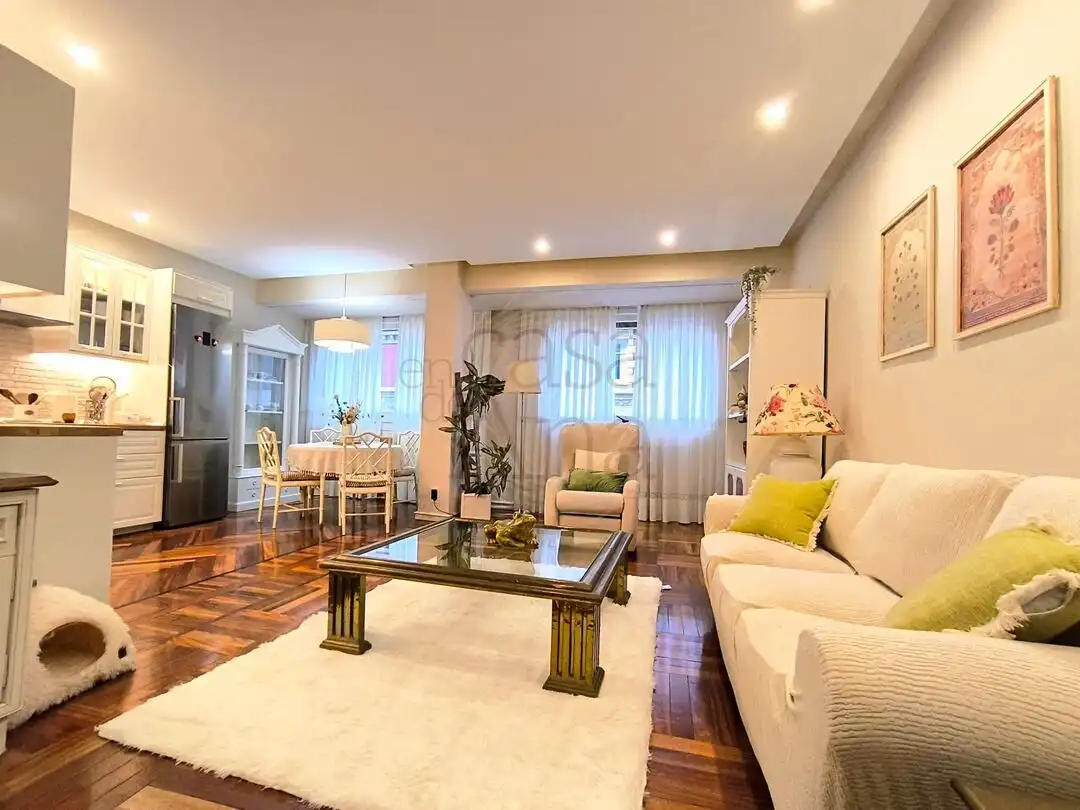 Sala de estar de Piso de alquiler en Bilbao  con Calefacción