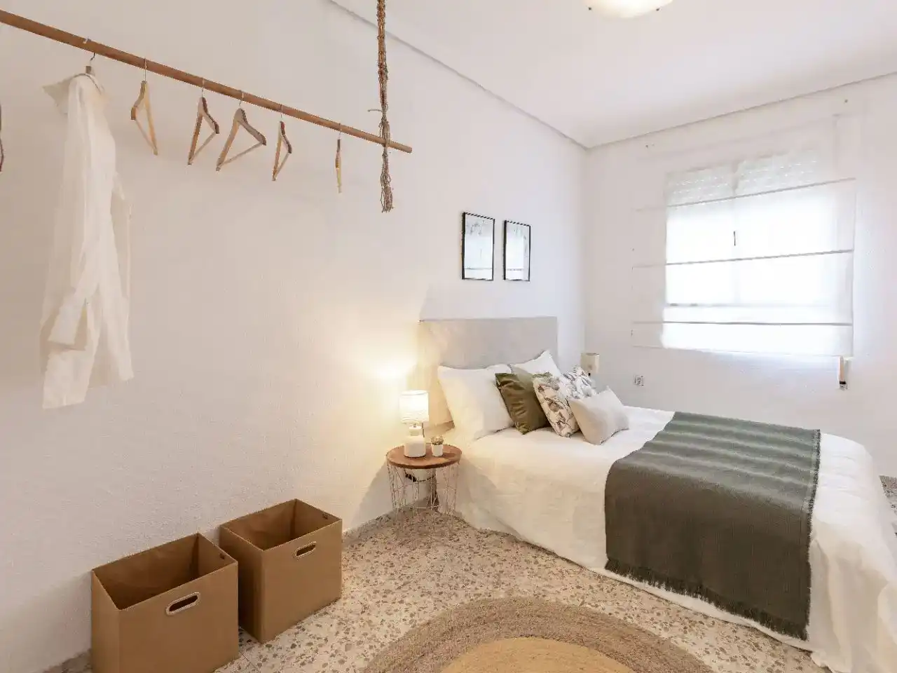 Schlafzimmer von Wohnung zum Verkauf in  Valencia Capital mit Balkon