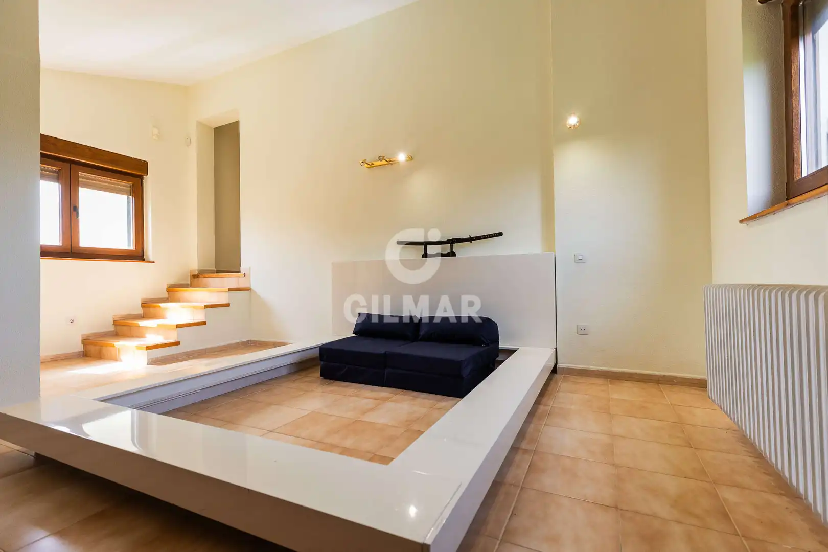 Sala de estar de Casa o chalet en venta en Galapagar con Calefacción, Jardín privado y Piscina