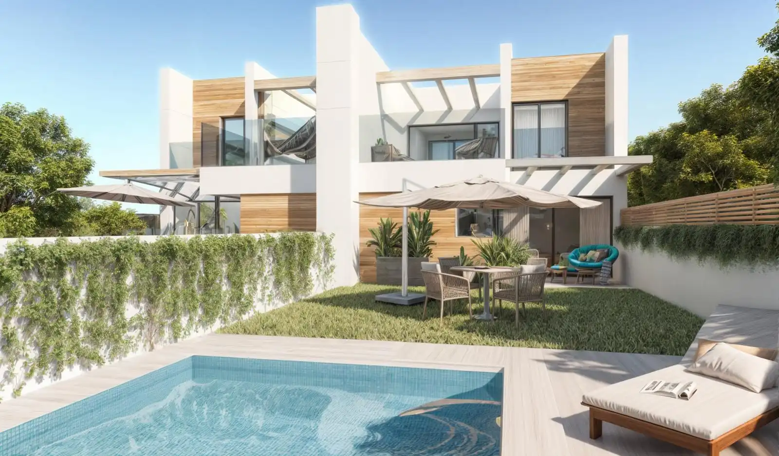 Jardí de Casa o xalet en venda en L'Alfàs del Pi amb Aire condicionat, Calefacció i Terrassa