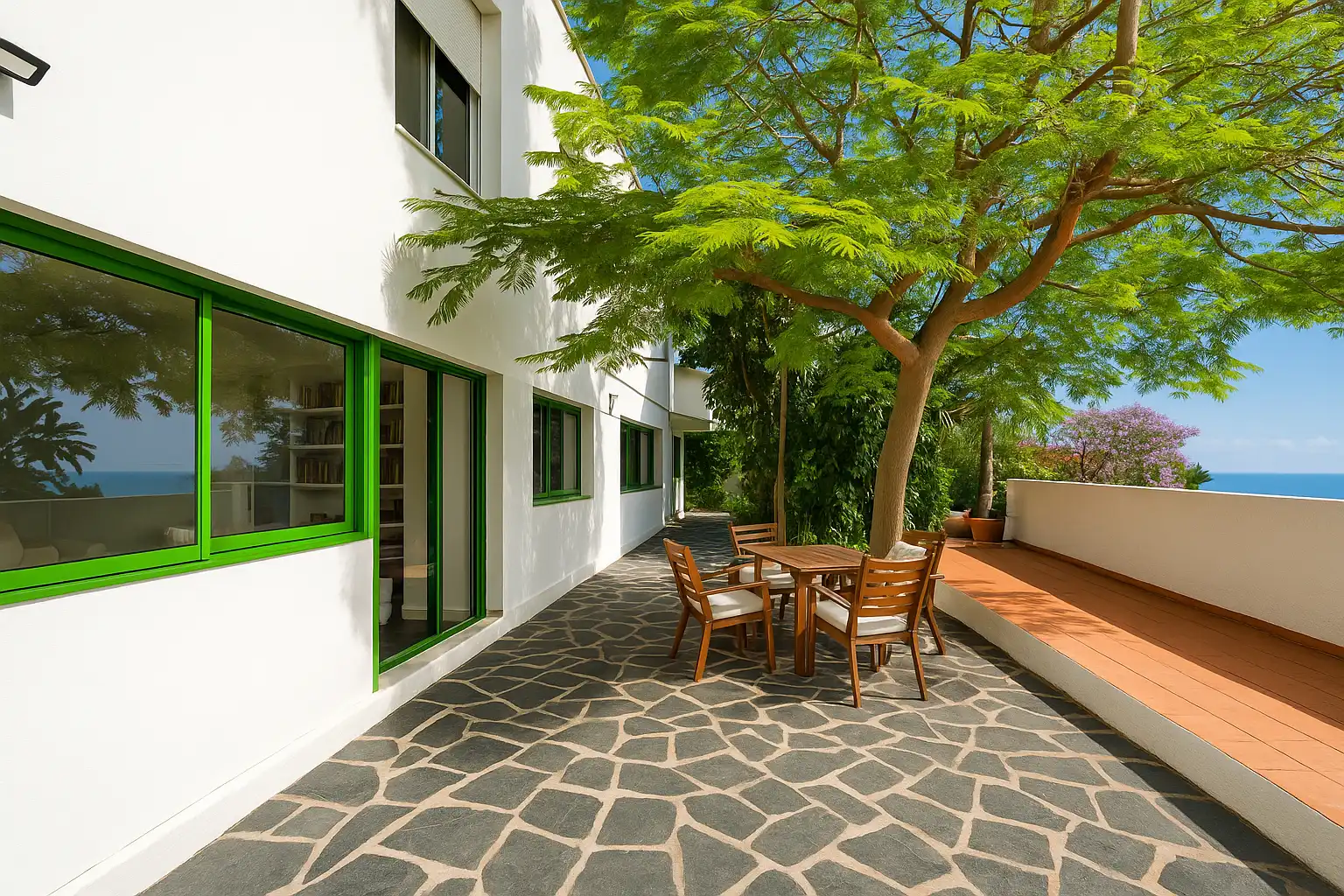 Terraza de Casa o chalet en venta en Santa Cruz de Tenerife con Jardín privado, Parquet y Terraza