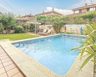 Swimming pool of Single-family semi-detached for sale in Cobeña  with Air Conditioner, Terrace and Swimming Pool