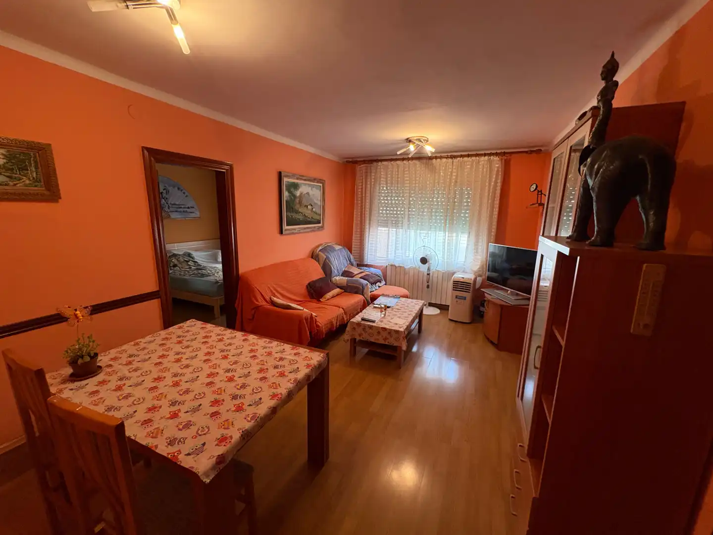 Sala de estar de Piso en venta en Mollet del Vallès con Calefacción y Amueblado