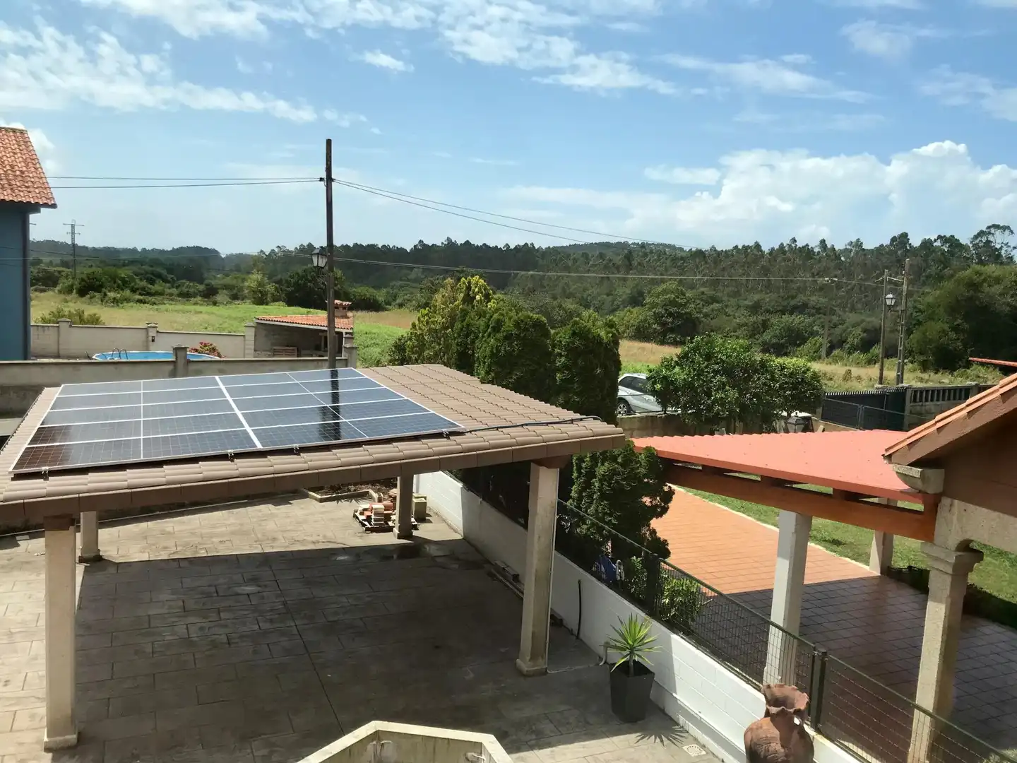 Terraza de Casa o chalet en venta en Ribeira con Calefacción, Piscina y Amueblado