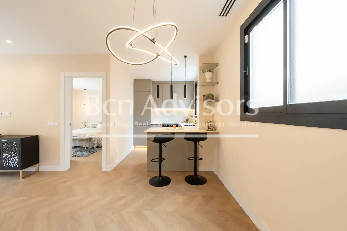 Dining room of Flat for sale in Barcelona  with Air Conditioner, Heating and Parquet flooring