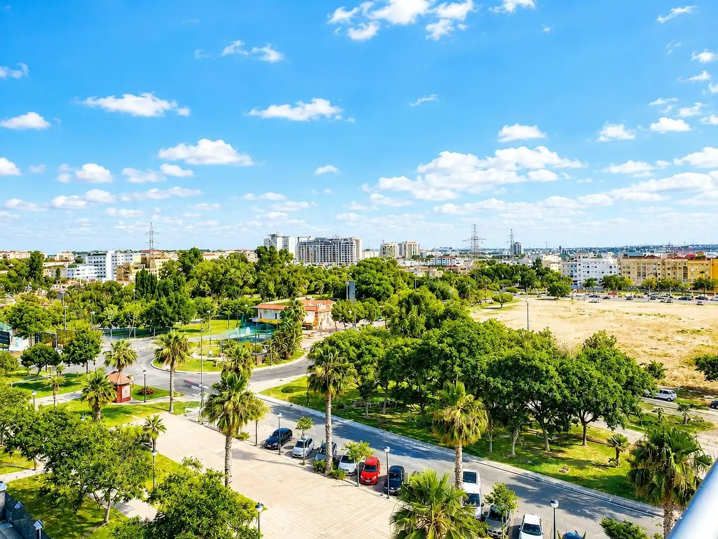 Außenansicht von Dachboden zur Miete in Málaga mit Klimaanlage, Privatgarten und Terrasse