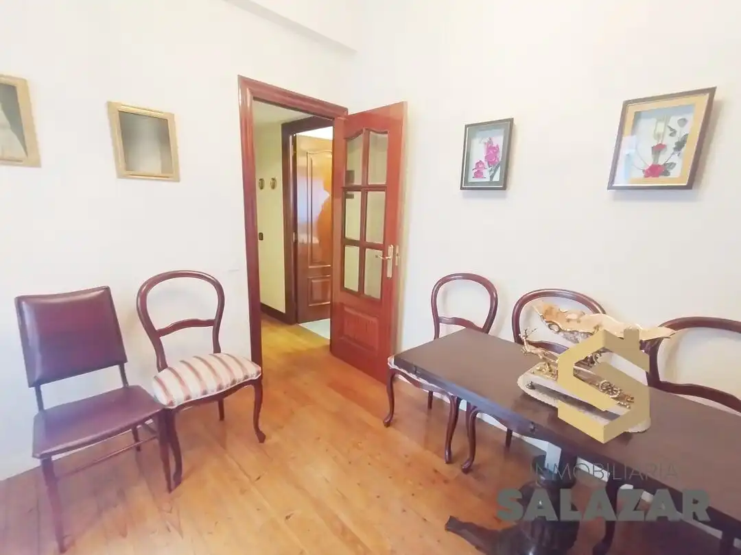 Dining room of Flat for sale in Bilbao   with Heating, Terrace and Balcony