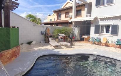 Swimming pool of House or chalet for sale in Málaga Capital  with Air Conditioner, Heating and Private garden