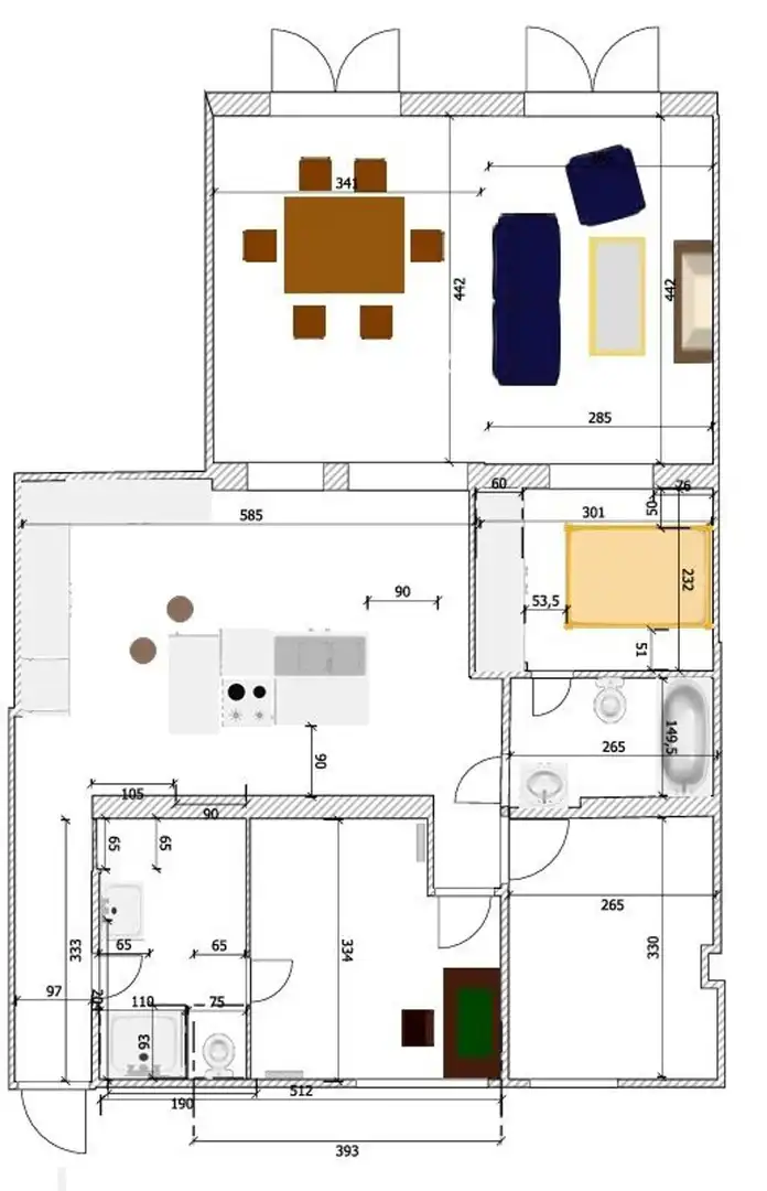 Flat for rent in Madrid  with Air Conditioner, Storage room and Furnished