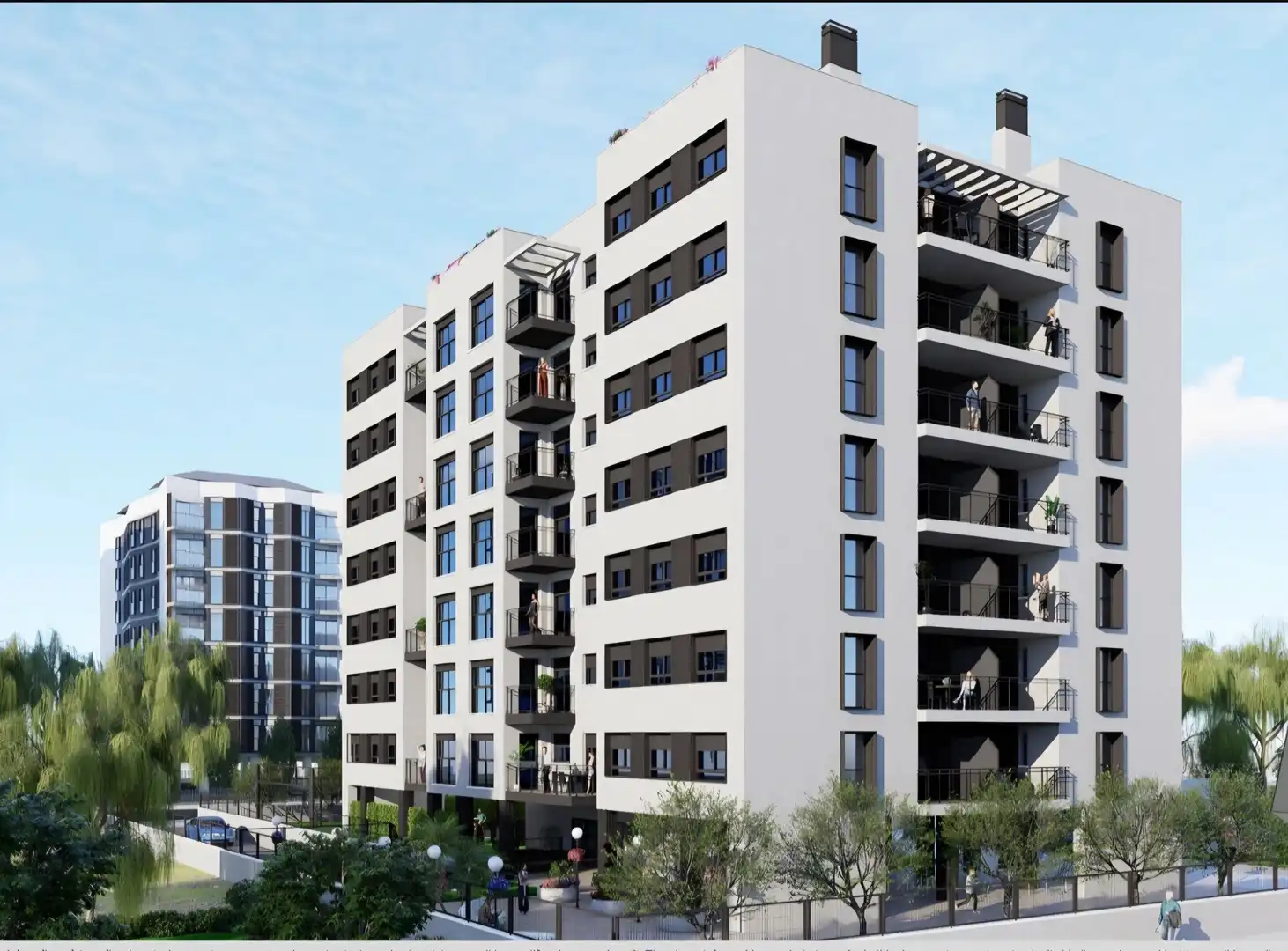 Vista exterior de Apartamento en venta en Castellón de la Plana / Castelló de la Plana con Aire acondicionado, Jardín privado y Terraza