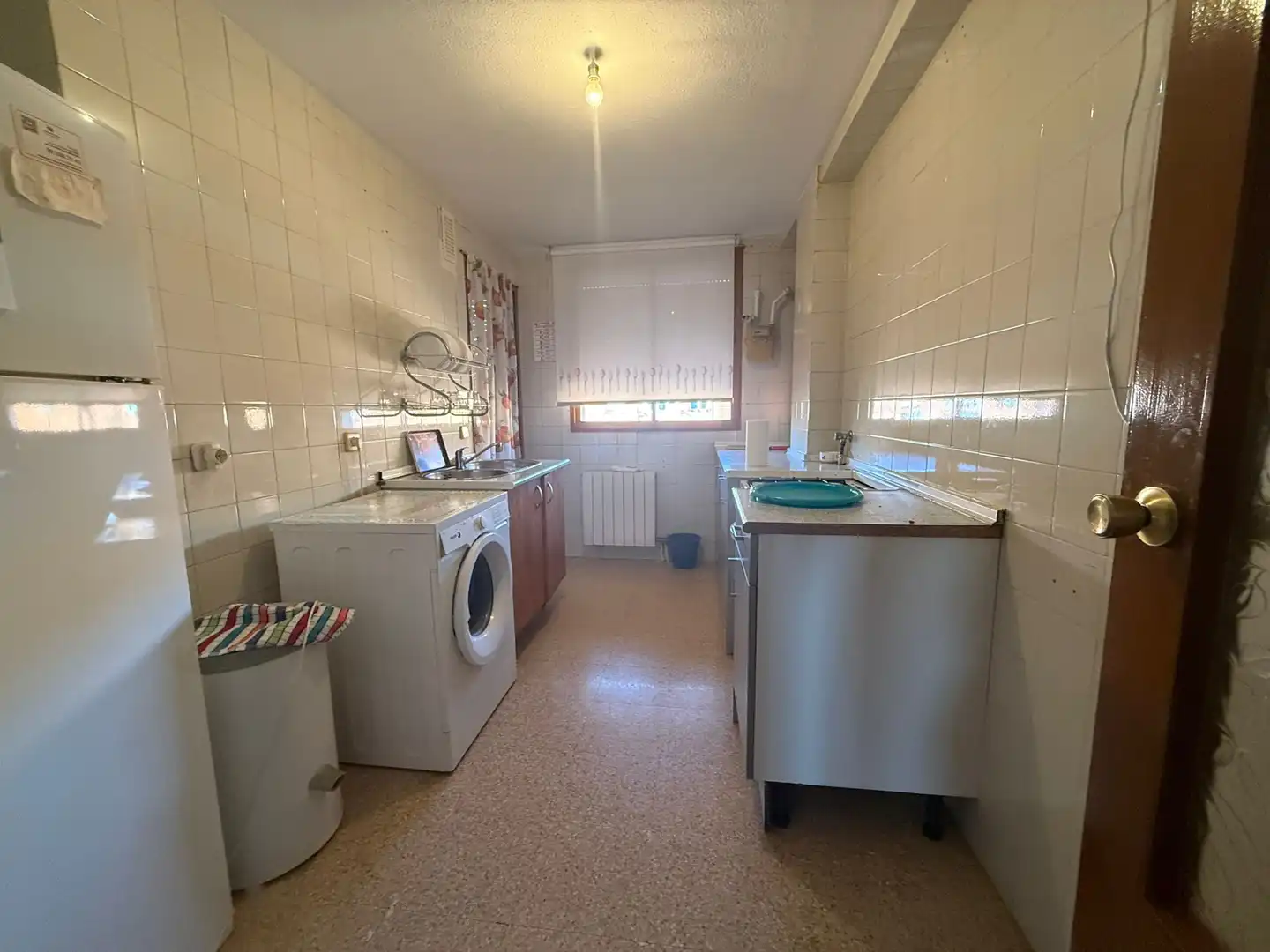 Kitchen of Flat for sale in Madrid  with Air Conditioner, Heating and Private garden