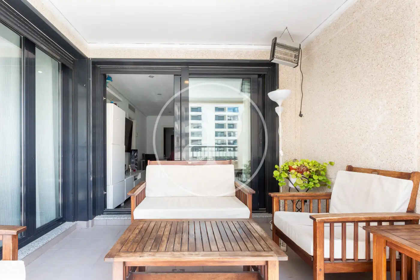 Terraza de Piso en venta en Alboraya con Aire acondicionado, Calefacción y Jardín privado