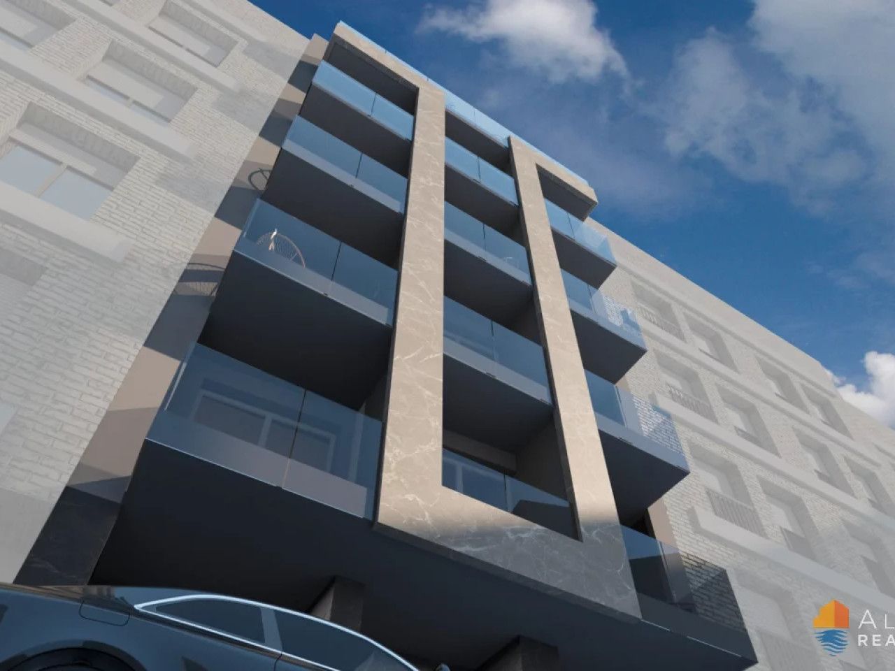 Vista exterior de Apartament en venda en Torrevieja amb Calefacció, Terrassa i Piscina