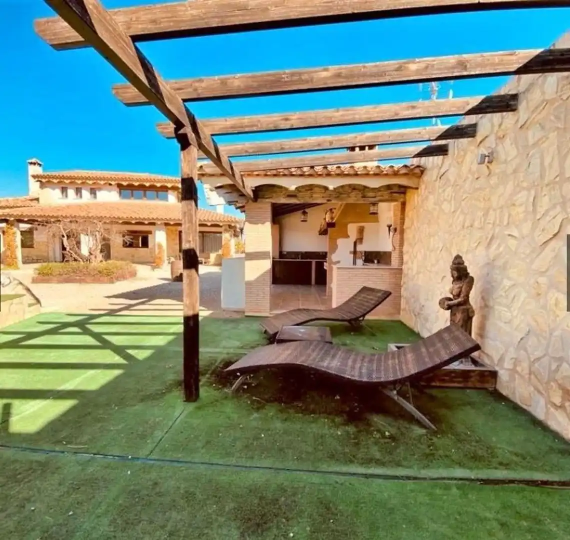 Terrassa de Casa o xalet en venda en Albaida amb Aire condicionat, Jardí privat i Traster