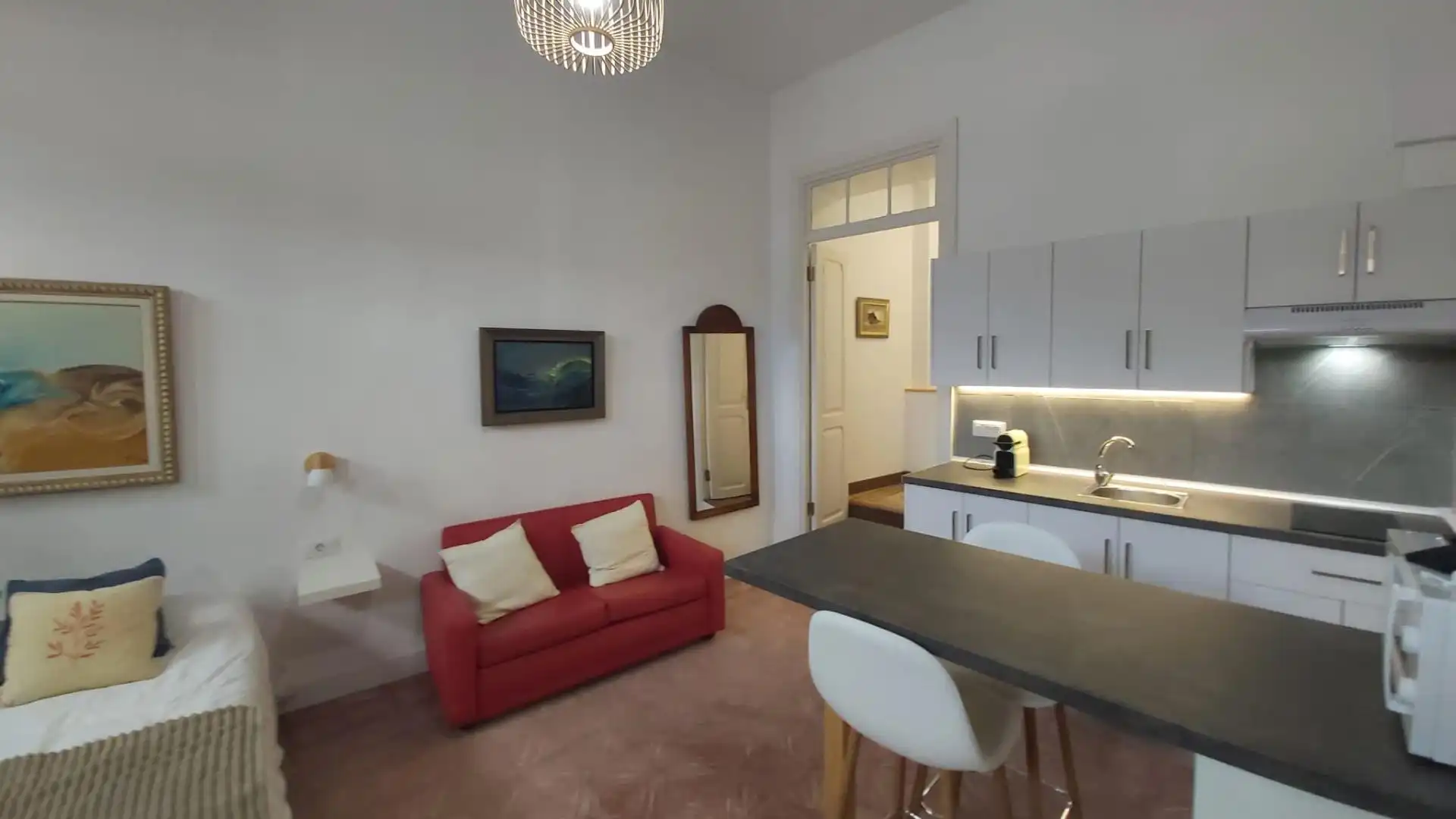 Sala de estar de Estudio de alquiler en La Orotava con Amueblado