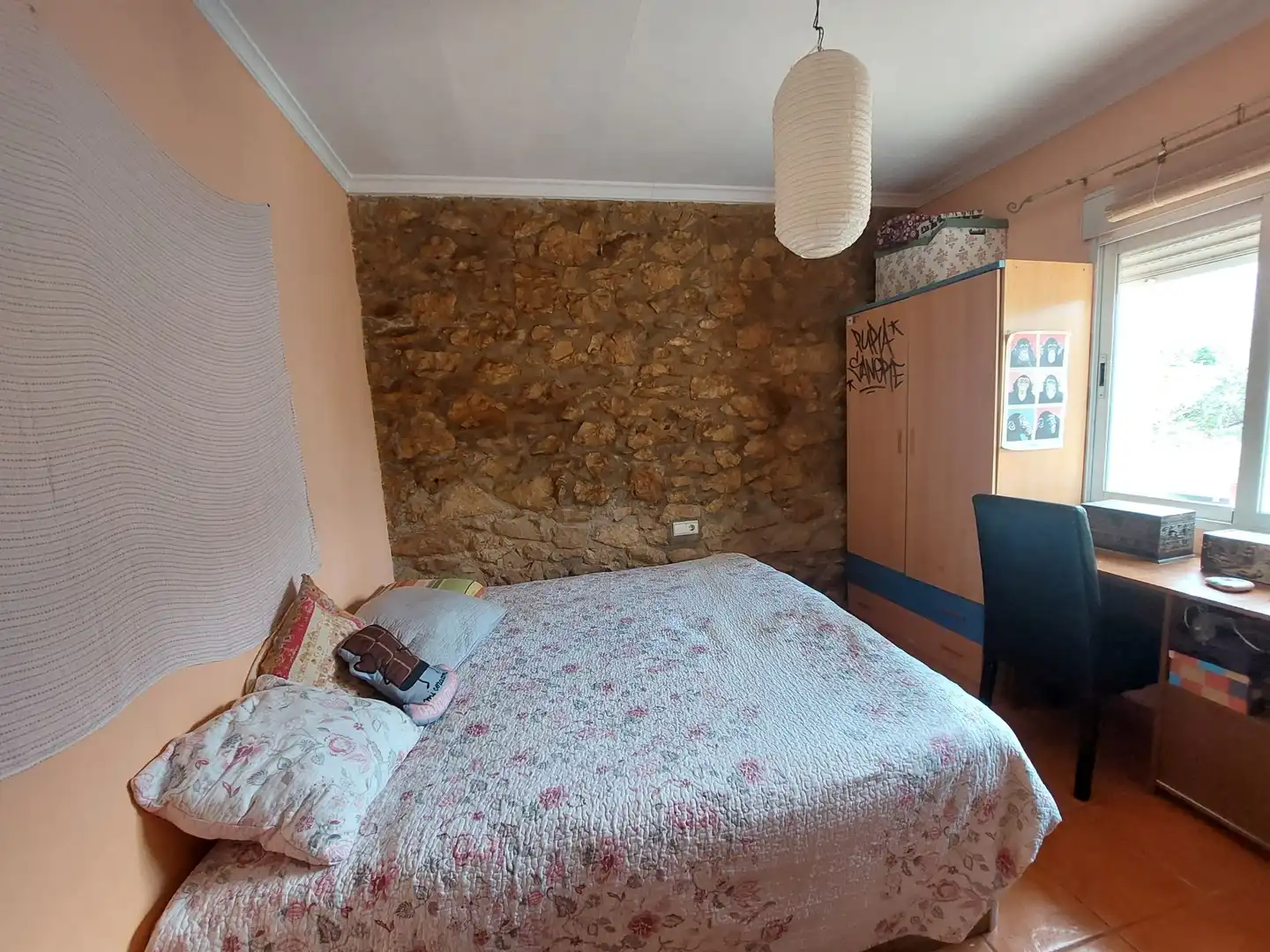 Schlafzimmer von Einfamilien-Reihenhaus zum Verkauf in Dénia mit Privatgarten und Möbliert