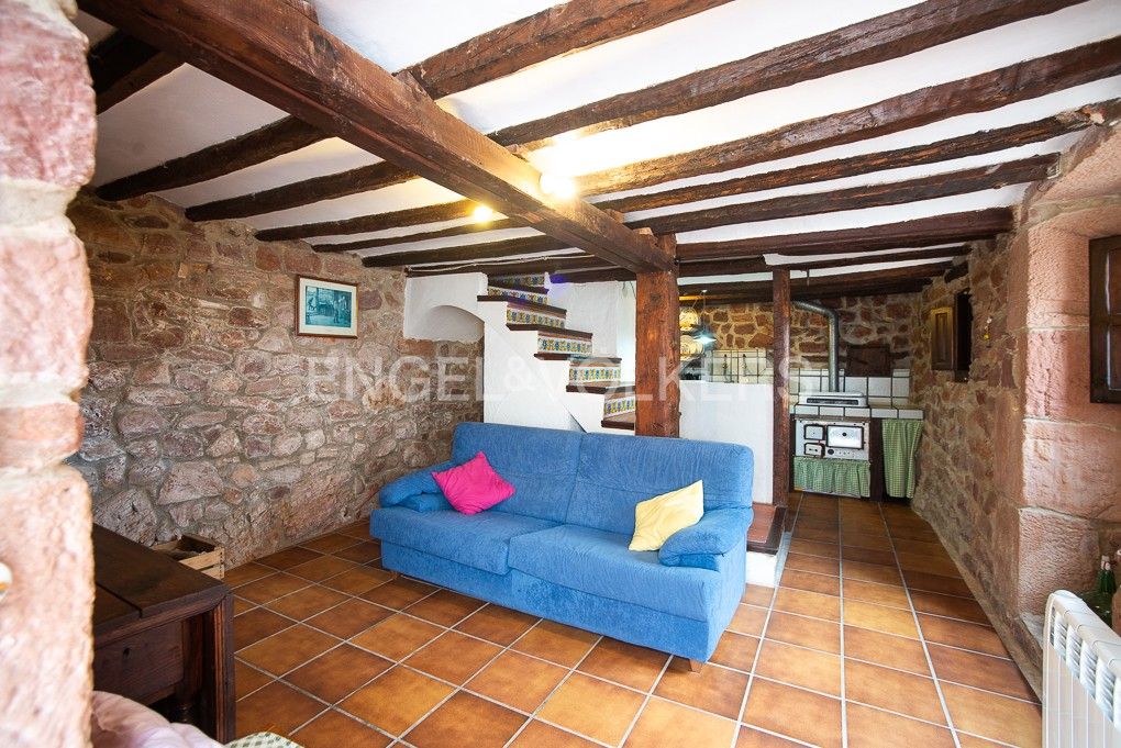 Living room of House or chalet for sale in Vilafamés  with Air Conditioner, Heating and Terrace