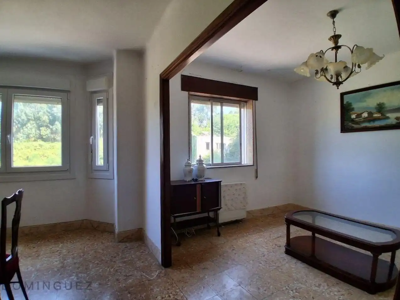 Living room of Flat for sale in A Guarda    with Heating, Storage room and Balcony