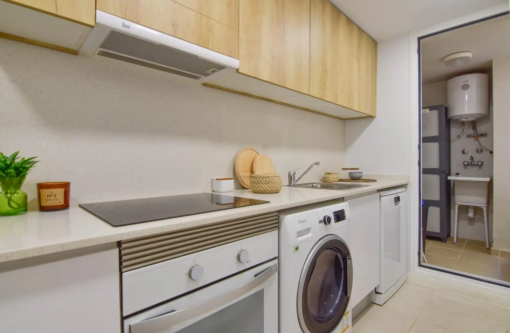 Kitchen of Flat for rent in El Puig de Santa Maria  with Air Conditioner, Heating and Private garden