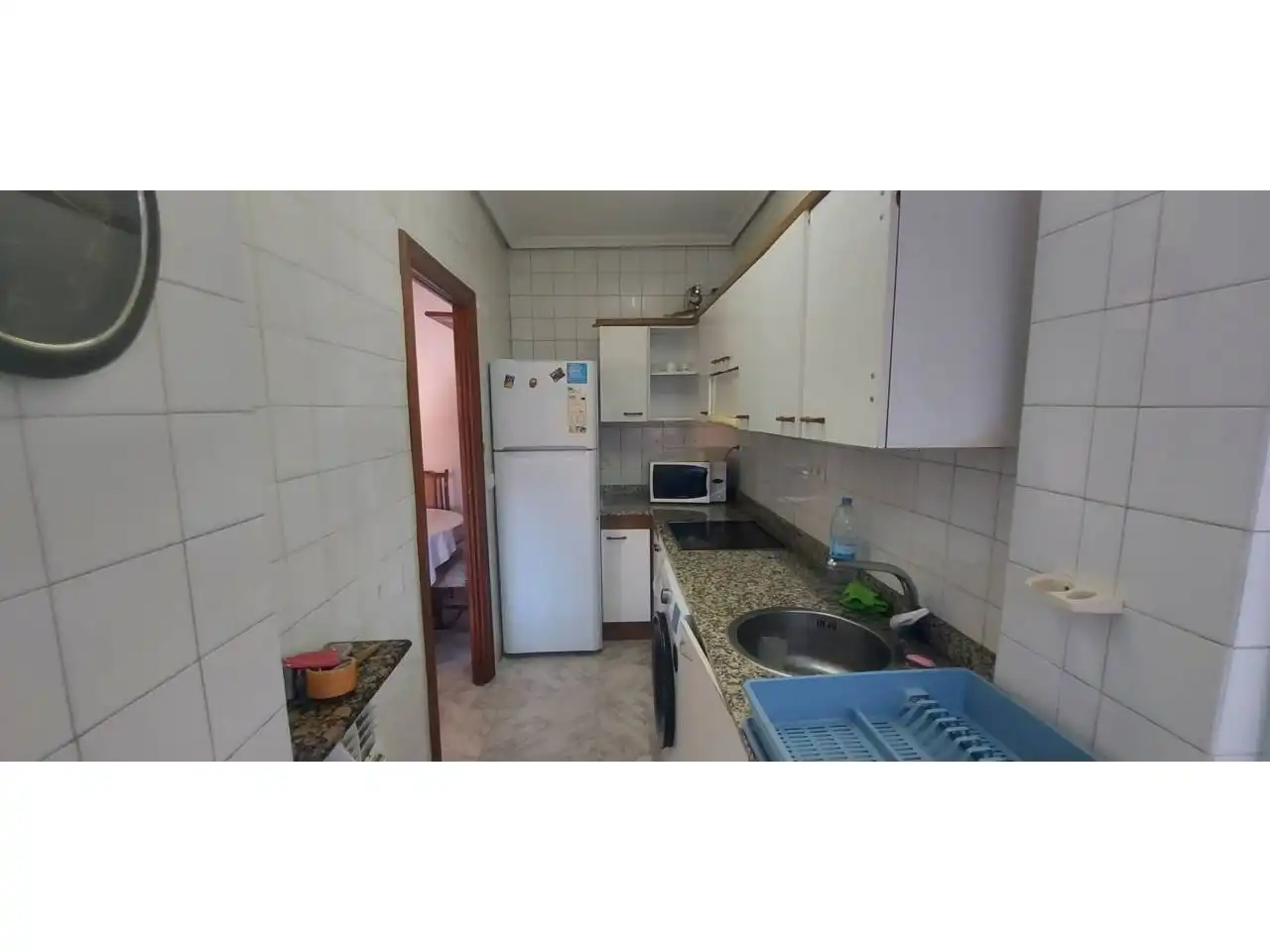 Kitchen of Flat for sale in  Logroño  with Heating, Terrace and Storage room