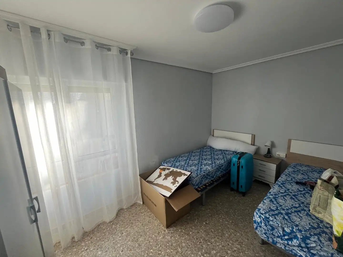 Schlafzimmer von Wohnung zur Miete in Almansa mit Möbliert