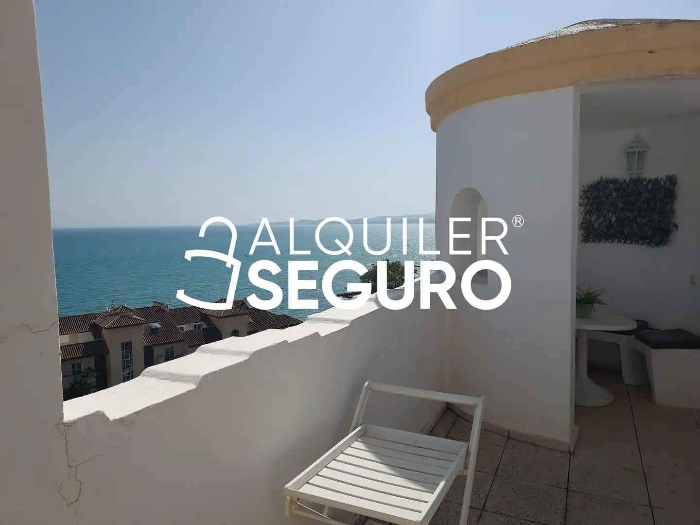 Balcony of Attic for rent in Benalmádena  with Terrace, Swimming Pool and Furnished