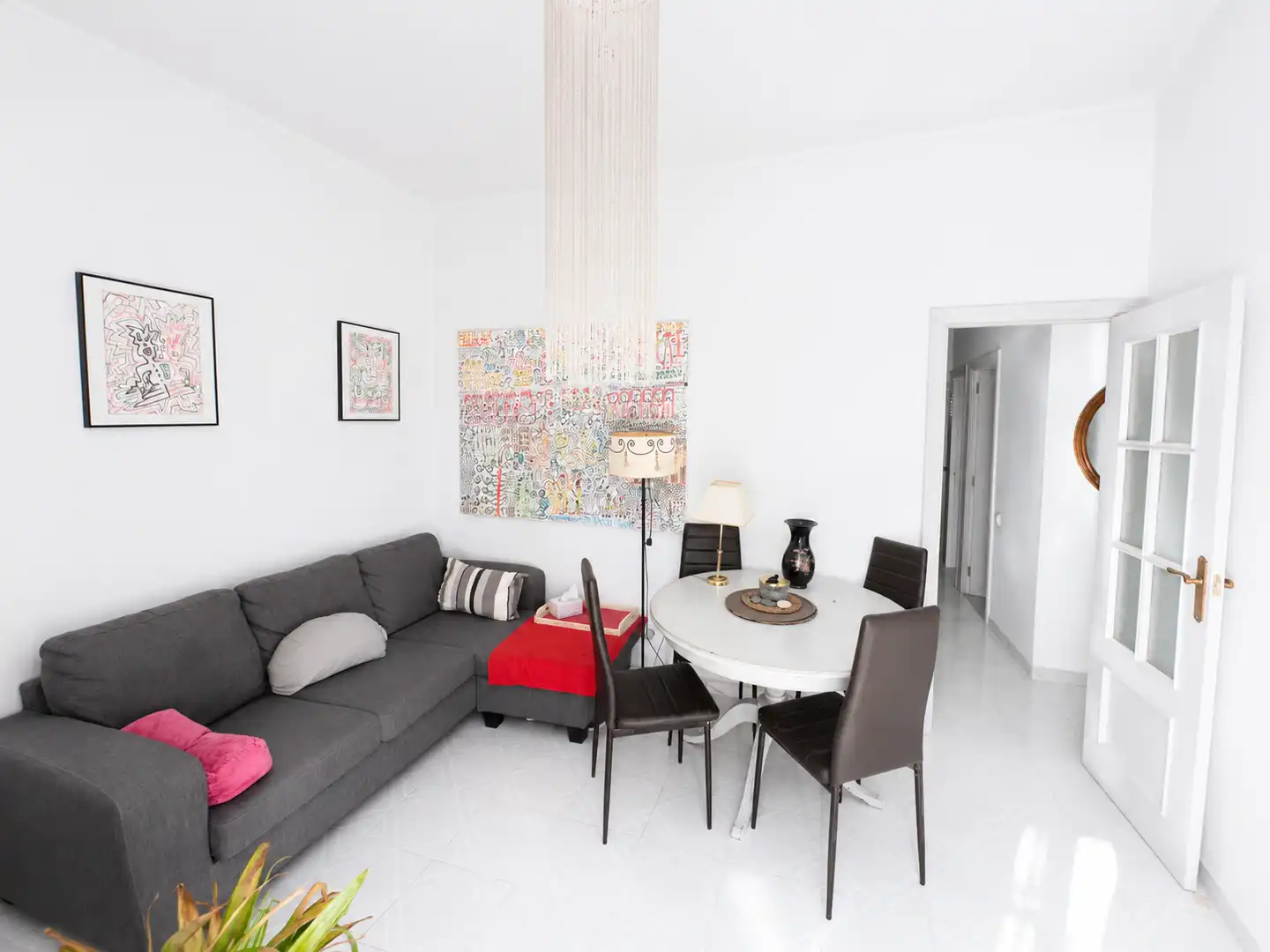 Sala de estar de Ático en venta en Sitges con Calefacción y Terraza