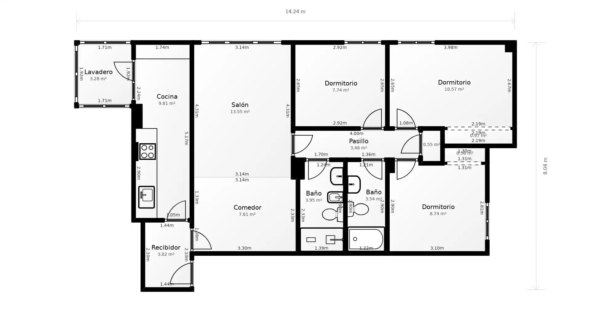 Wohnung zum Verkauf in Madrid mit Heizung