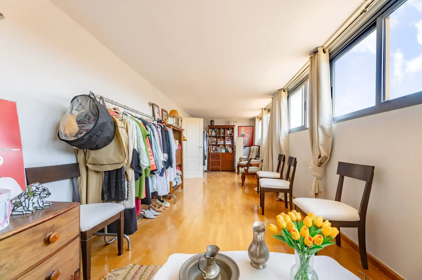 Sala d'estar de Àtic en venda en Valencia amb Aire condicionat, Calefacció i Parquet