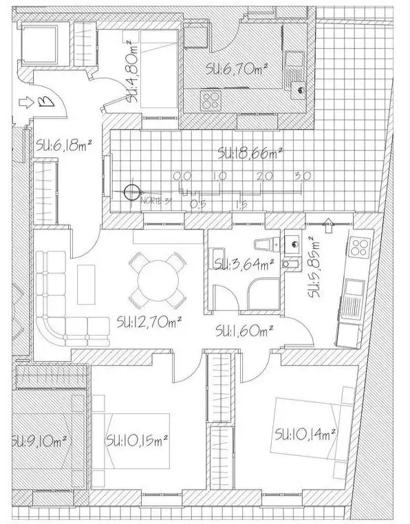 Flat with lift to rent in Fernan Gonzalez, imagen 41