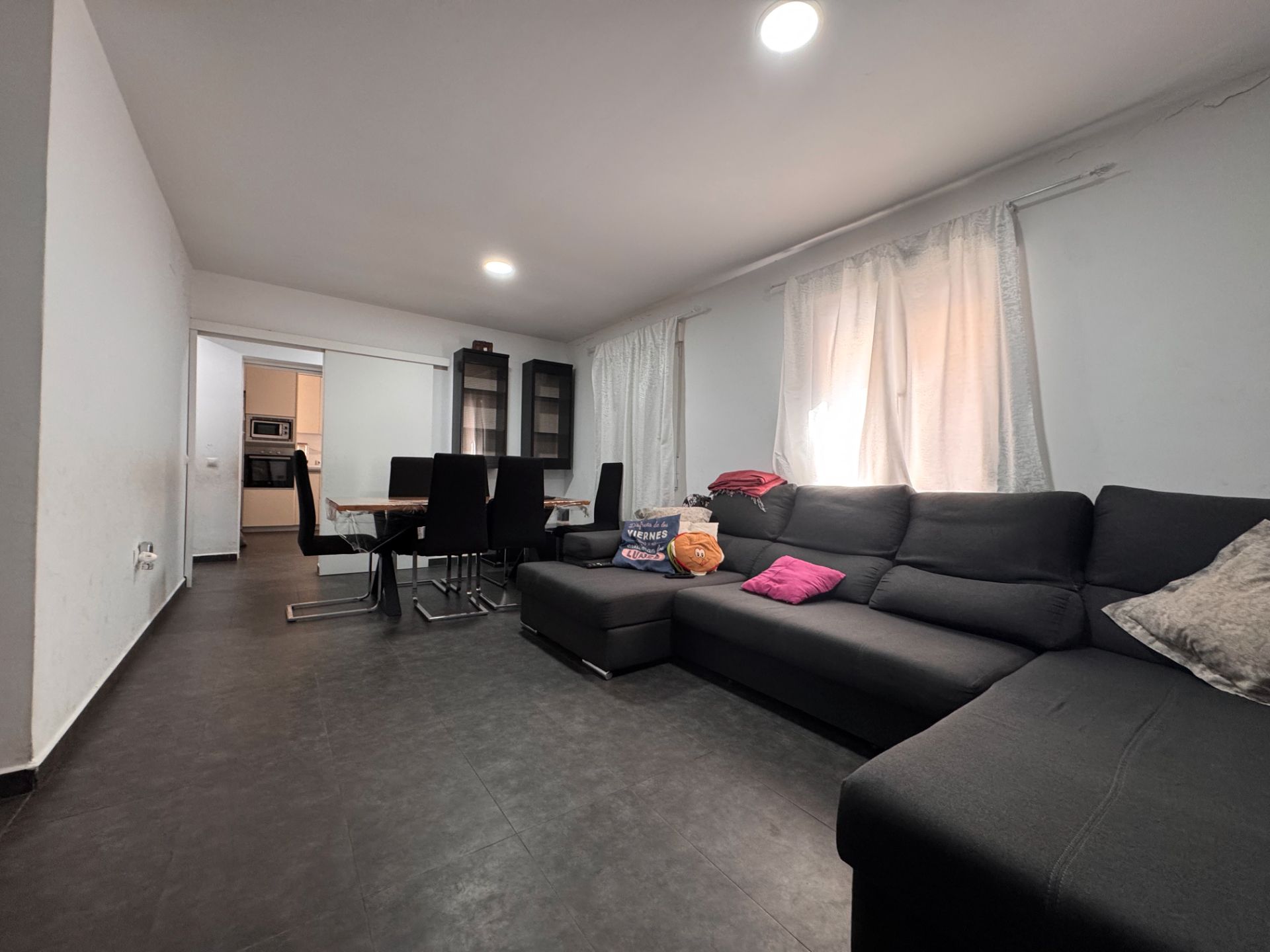 Living room of Single-family semi-detached for sale in Castellón de la Plana / Castelló de la Plana  with Air Conditioner, Terrace and Storage room