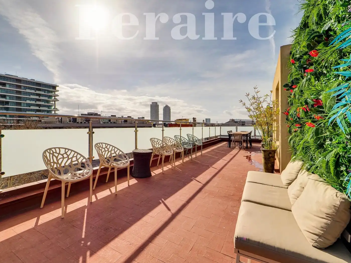 Terraza de Oficina de alquiler en  Barcelona Capital con Aire acondicionado, Terraza y Amueblado