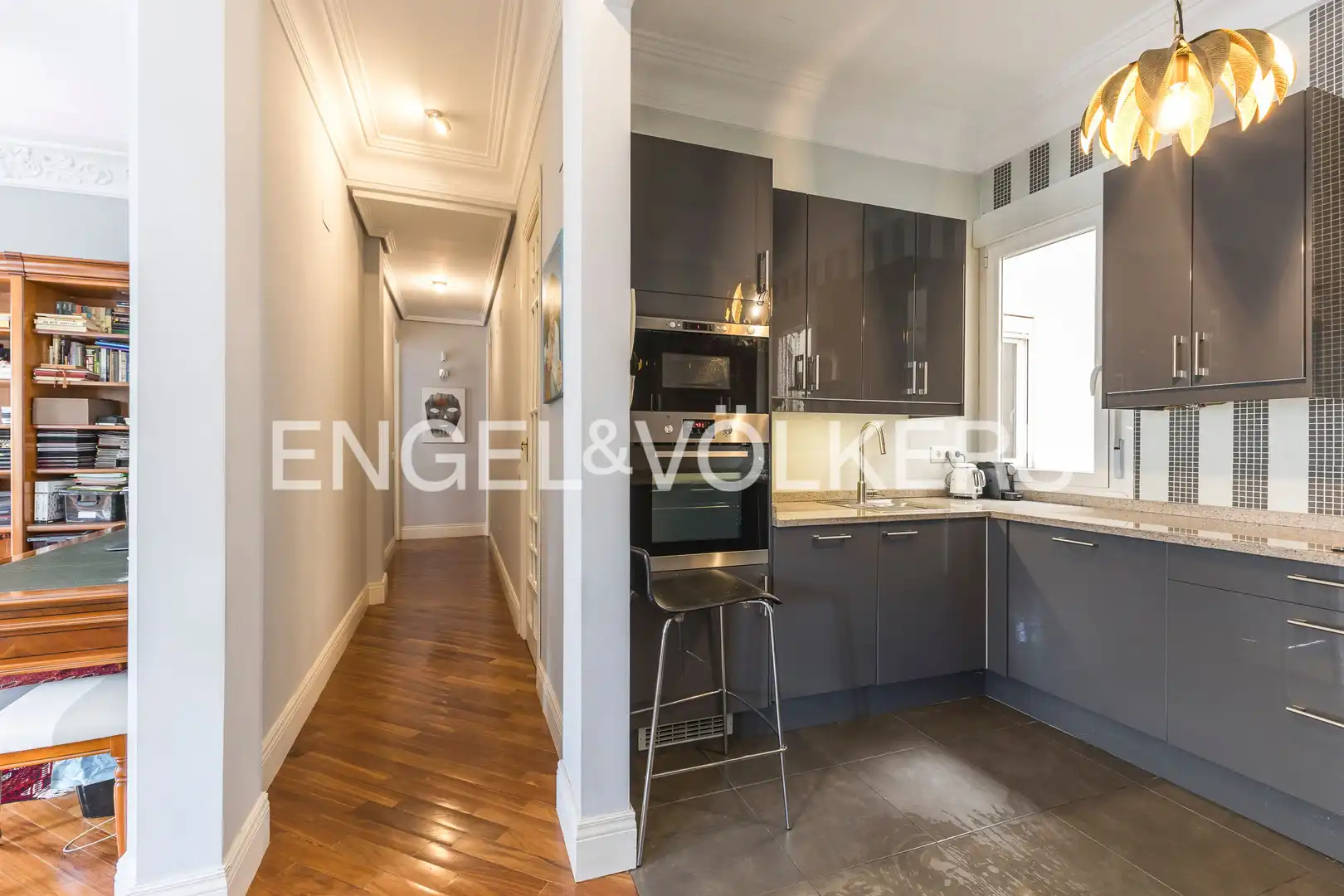 Kitchen of Flat for sale in Madrid  with Air Conditioner, Heating and Balcony