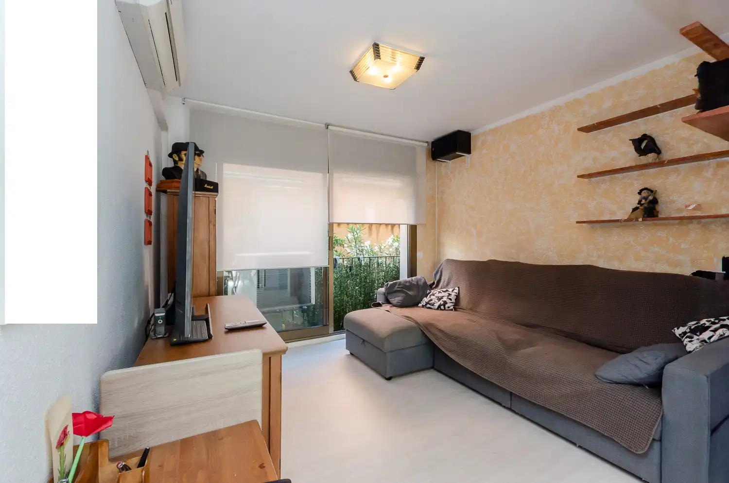 Sala de estar de Piso en venta en Barcelona con Aire acondicionado, Calefacción y Parquet