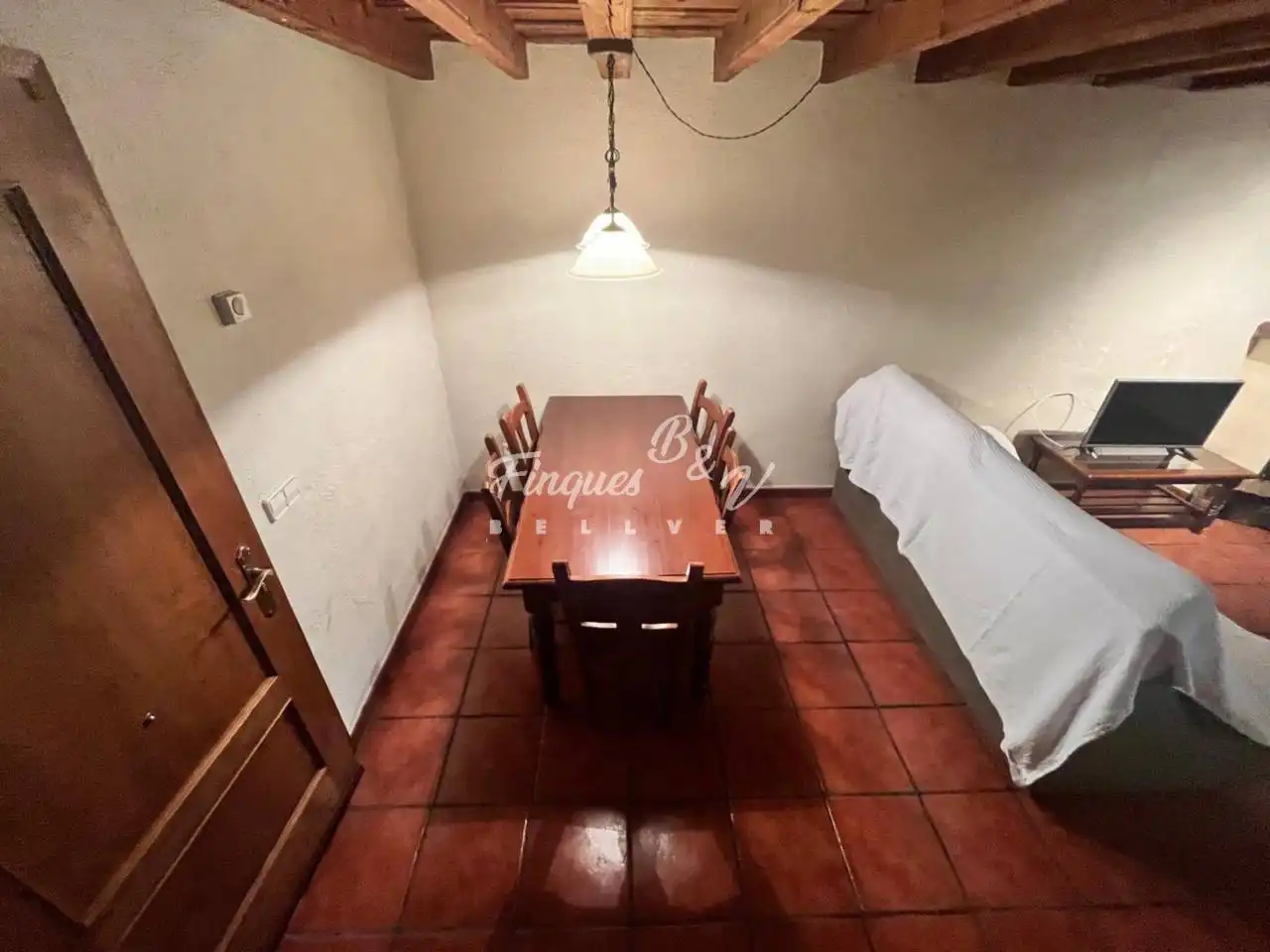 Esszimmer von Wohnung zur Miete in Llívia mit Heizung, Parkett und Möbliert