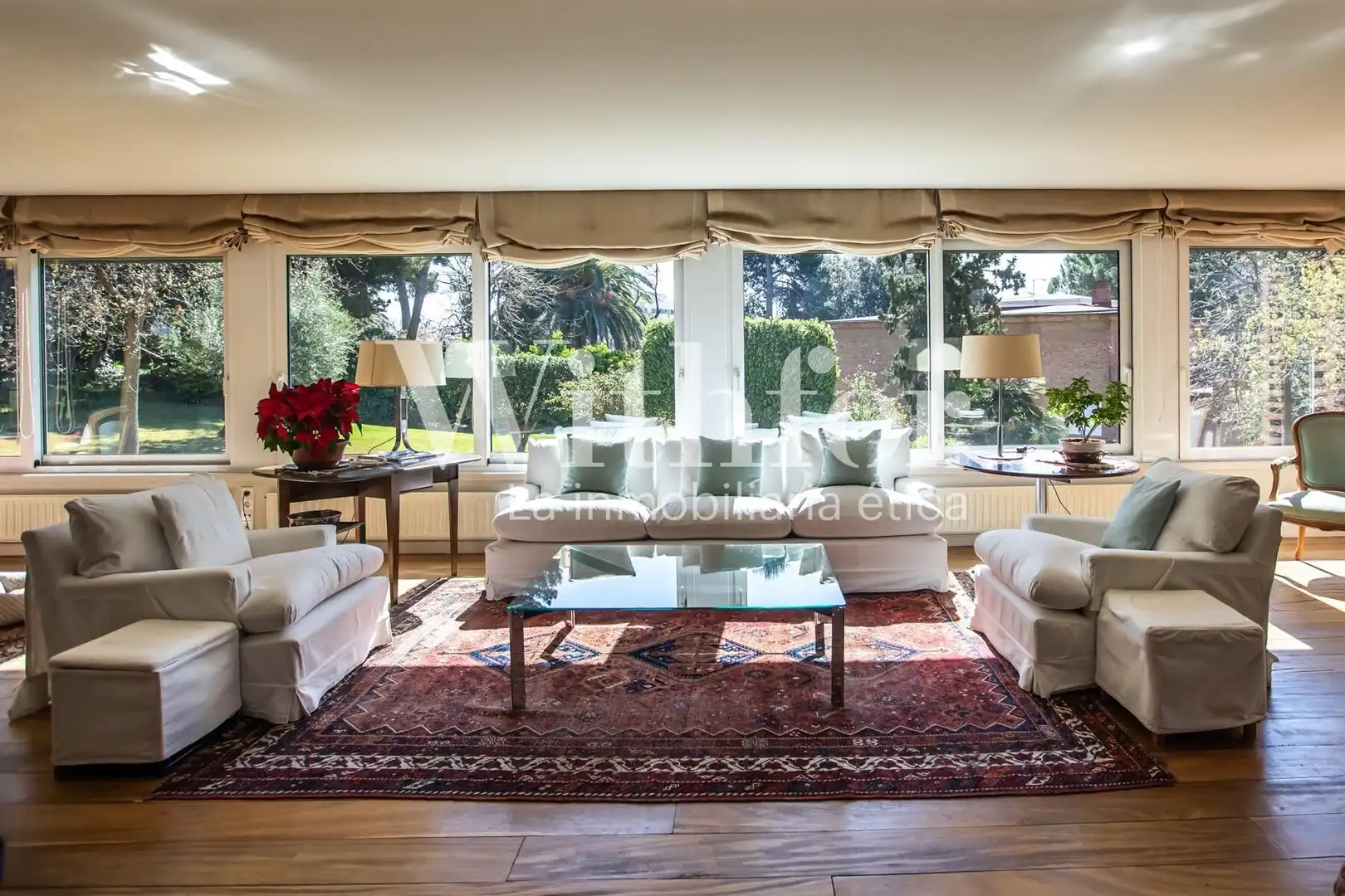 Living room of Houses for rent in Esplugues de Llobregat  with Air Conditioner, Heating and Private garden