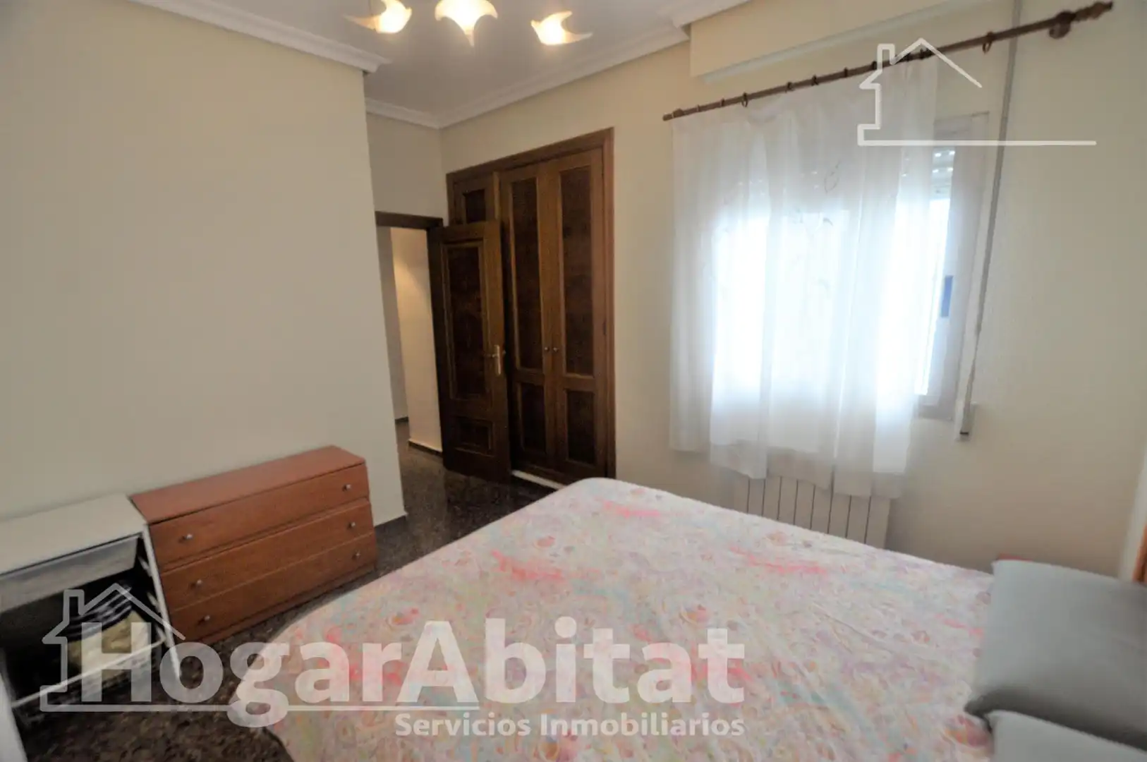 Schlafzimmer von Dachboden zum Verkauf in Valencia mit Klimaanlage, Heizung und Terrasse
