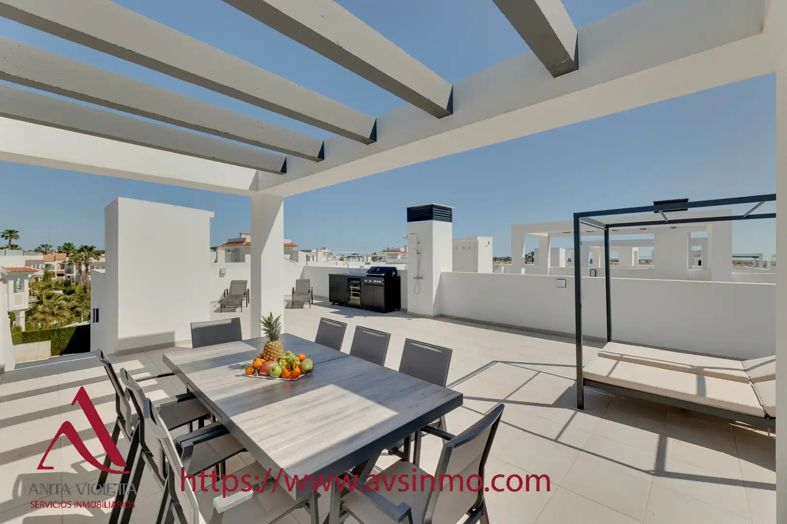 Terrace of Apartments for rent in Rojales  with Air Conditioner, Terrace and Furnished