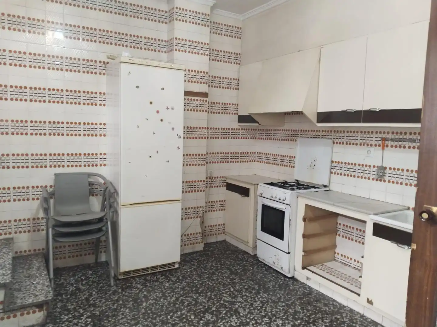 Cocina de Casa adosada en venta en Alzira con Terraza