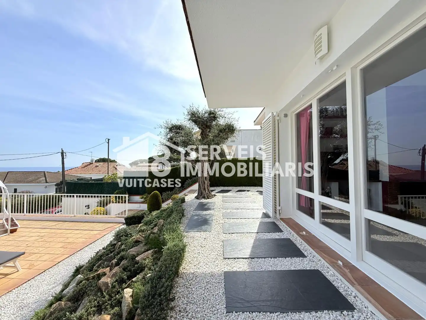 Vista exterior de Casa adosada en venta en Sant Pol de Mar con Calefacción, Jardín privado y Terraza