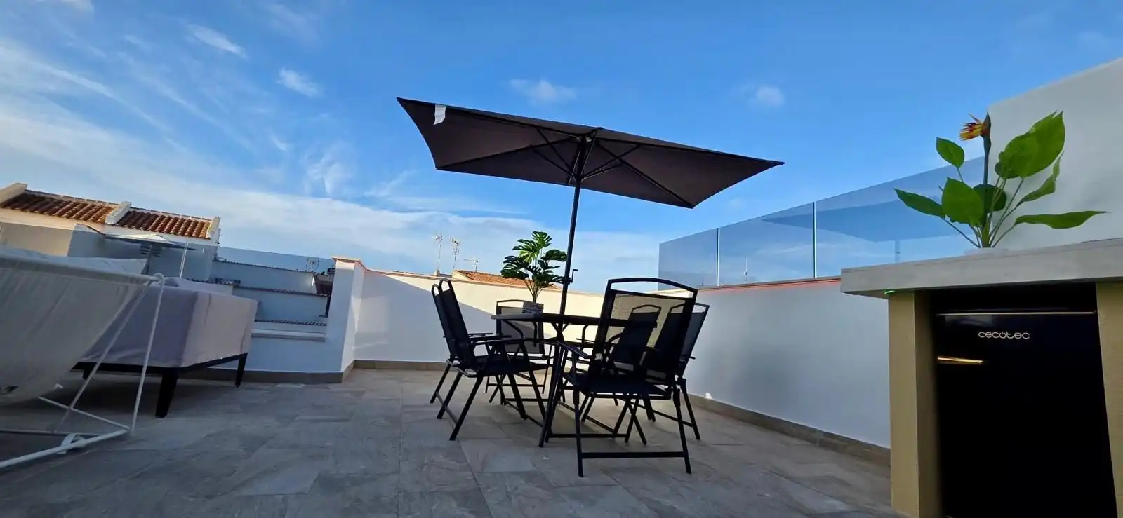 Terrace of Detached homes for rent in Torrevieja  with Air Conditioner, Heating and Terrace