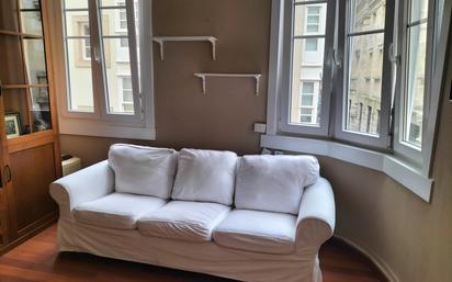 Living room of Flat to rent in A Coruña Capital   with Heating, Furnished and Oven