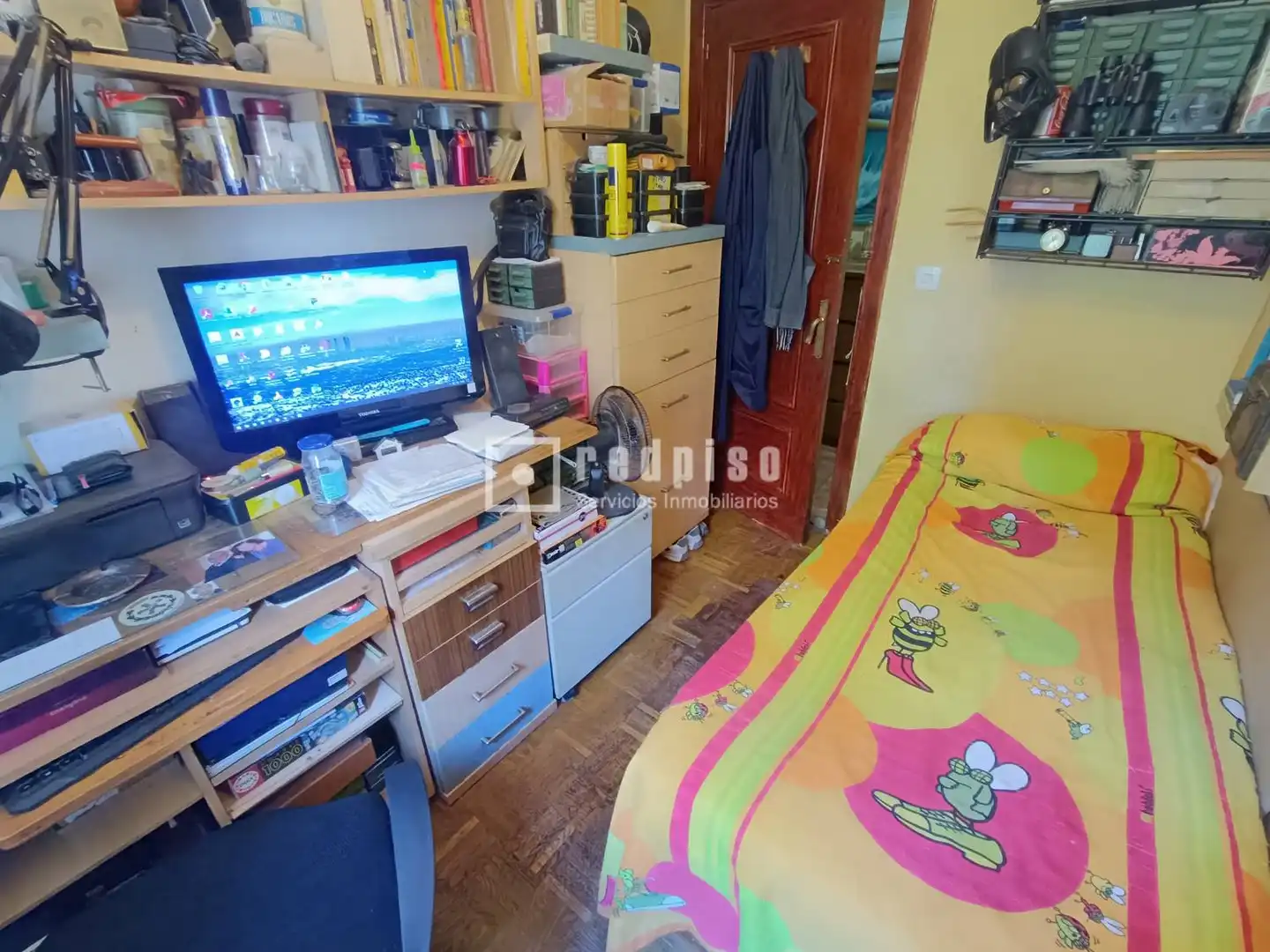 Schlafzimmer von Wohnung zum Verkauf in Madrid mit Klimaanlage, Heizung und Privatgarten