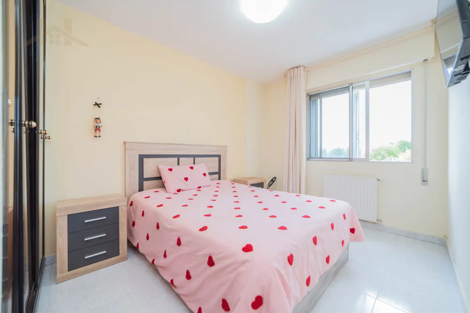Bedroom of Flat for sale in Móstoles  with Heating, Terrace and Furnished